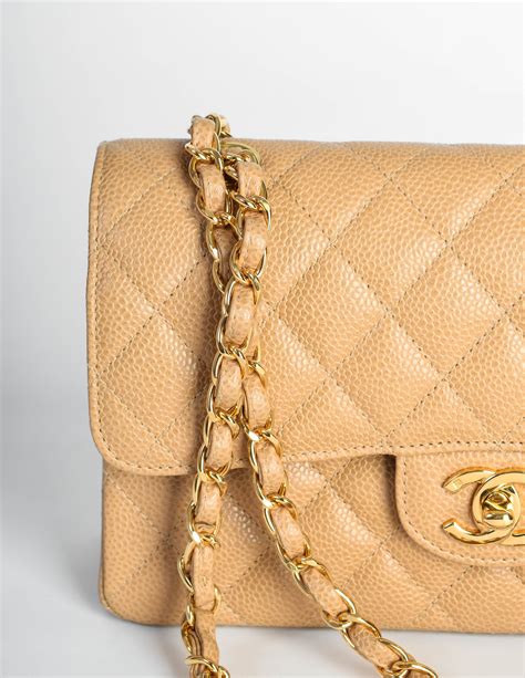 chanel small classic flap beige|Chanel classic flap shoulder bag.